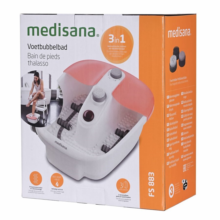 Medisana FS 883 Foot Spa fodbad 80 W Orange, Hvid #31