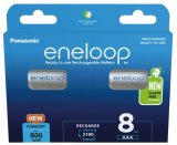 Genopladelige batterier PANASONIC ENELOOP AAA 800 mAh 8 szt (BK-4MCDE/8HH) #2