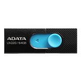 ADATA UV220 USB-ngle 64 GB USB Type-A 2.0 Sort, Bl #1