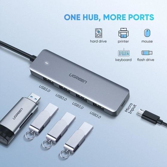 Ugreen 70336 interface hub USB 3.2 Gen 1 (3.1 Gen 1) Type-C 5000 Mbit/s #3