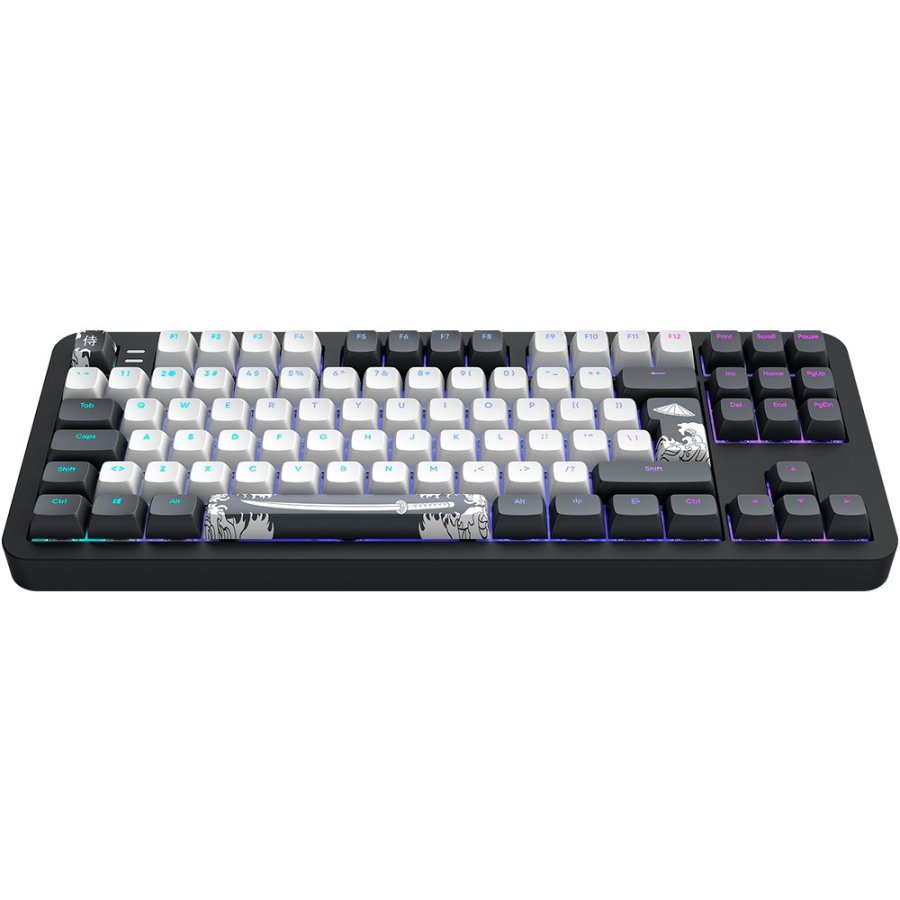 Dark Project DPKB_BUSHIDO_87_ISO tastatur Spil USB QWERTZ Dansk, Engelsk, Finsk, Tysk, Nordisk, Norsk, Spansk, Svensk, UK engelsk, UK international Sort #1