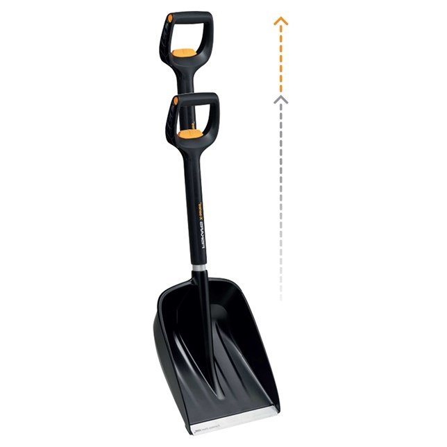 Fiskars 1057187 skovl & spartel Sneskovl Metal Sort, Slv #5