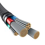 Baseus Unbreakable USB A til iP-kabel 1 m 5V-2,4A Sort #6