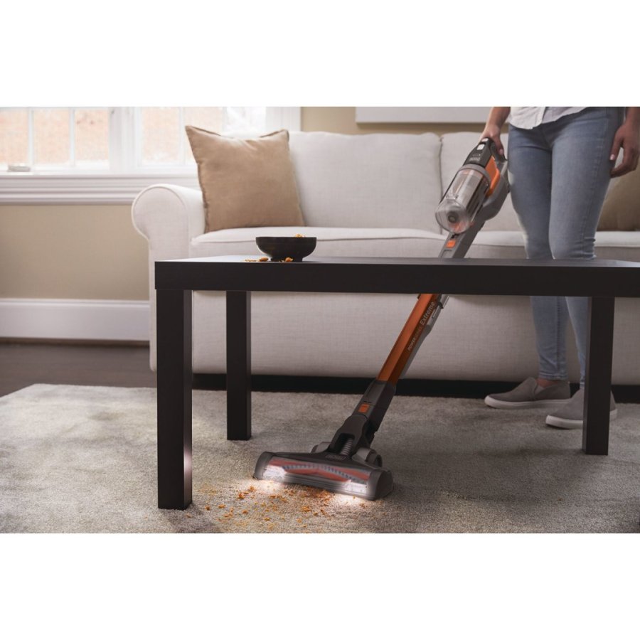 Black & Decker BHFEV182C-QW stav stvsuger & elektrisk kost 2-i-1 stangstvsuger Batteri Dry Posels Orange, Titanium 2 At #43