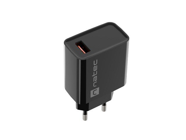 NATEC NETOPLADER RIBERA USB-A 18W SORT #2