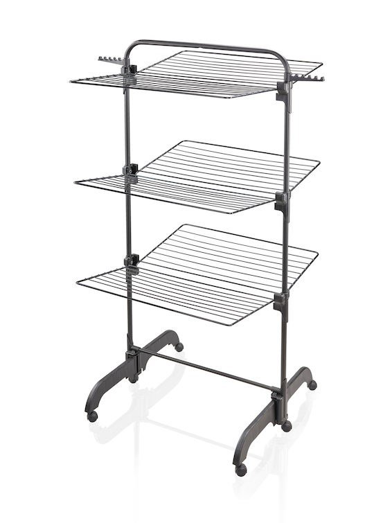 Comfort Tower 420 opretstende trretumbler Sort Leifheit #1