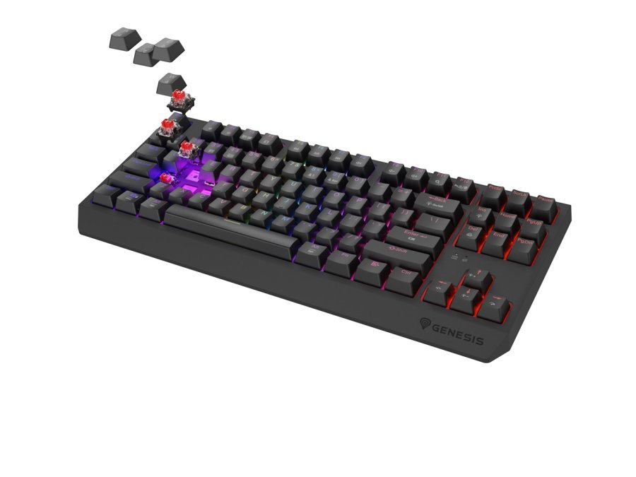 GENESIS Thor 230 TKL tastatur Spil USB + RF Wireless + Bluetooth QWERTY Gr #16