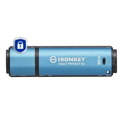 Kingston Technology IronKey 32GB Vault Privacy 50 AES-256 krypteret, FIPS 197 #1