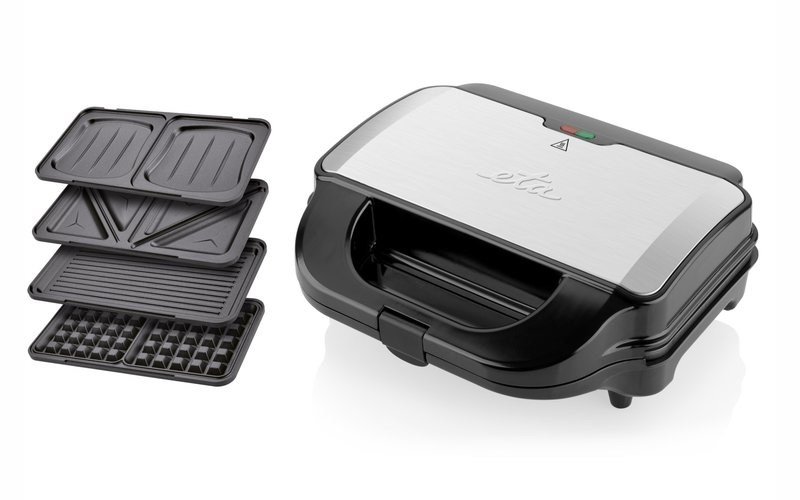 Eta Sorento 3151 90010 sandwichtoaster 900 W Sort, Rustfrit st�l #12
