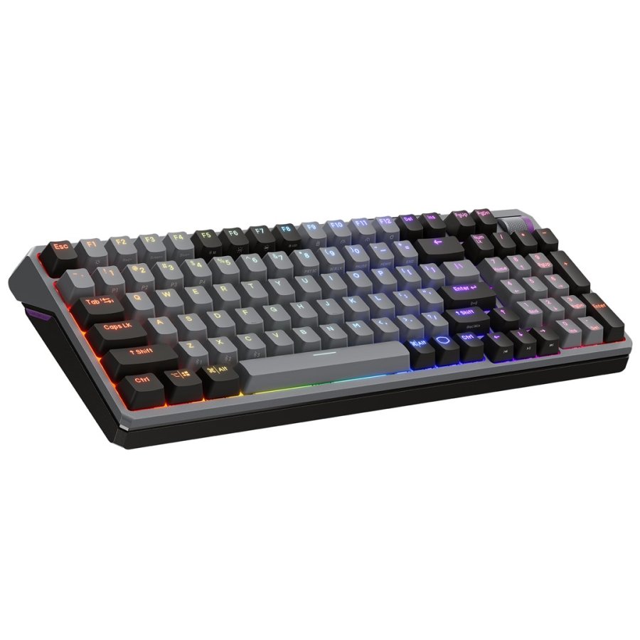 Cooler Master Peripherals MK770 tastatur Universel USB + RF Wireless + Bluetooth QWERTY Tjekkisk Mrkegr, Gr #1