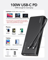 VEGER TC130 powerbank Lithium-Ion (Li-Ion) 25000 mAh Sort #8