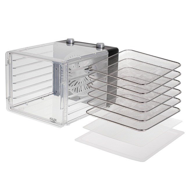 Adler | Food Dehydrator | AD 6660 | Power 600 W | Number of trays 6 | Integrated timer | Black #8