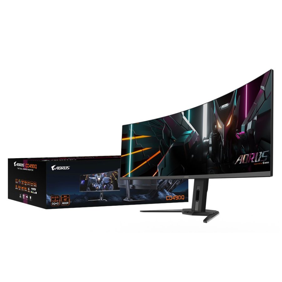 GIGABYTE AORUS CO49DQ computerskrm 124,5 cm (49
