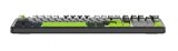 Tastatur med gasket-design F99 Pro Sort+Gr�+Gr�n med GrayWood-kontakter og RGB-belysning AULA #2