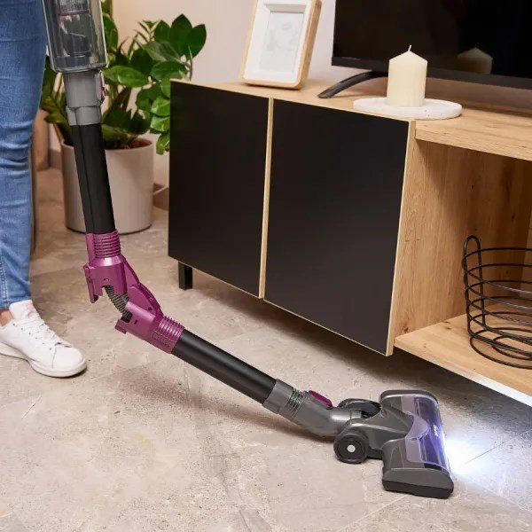 Ledningsfri, opretstende stvsuger MOD-70 Sort-lilla #13