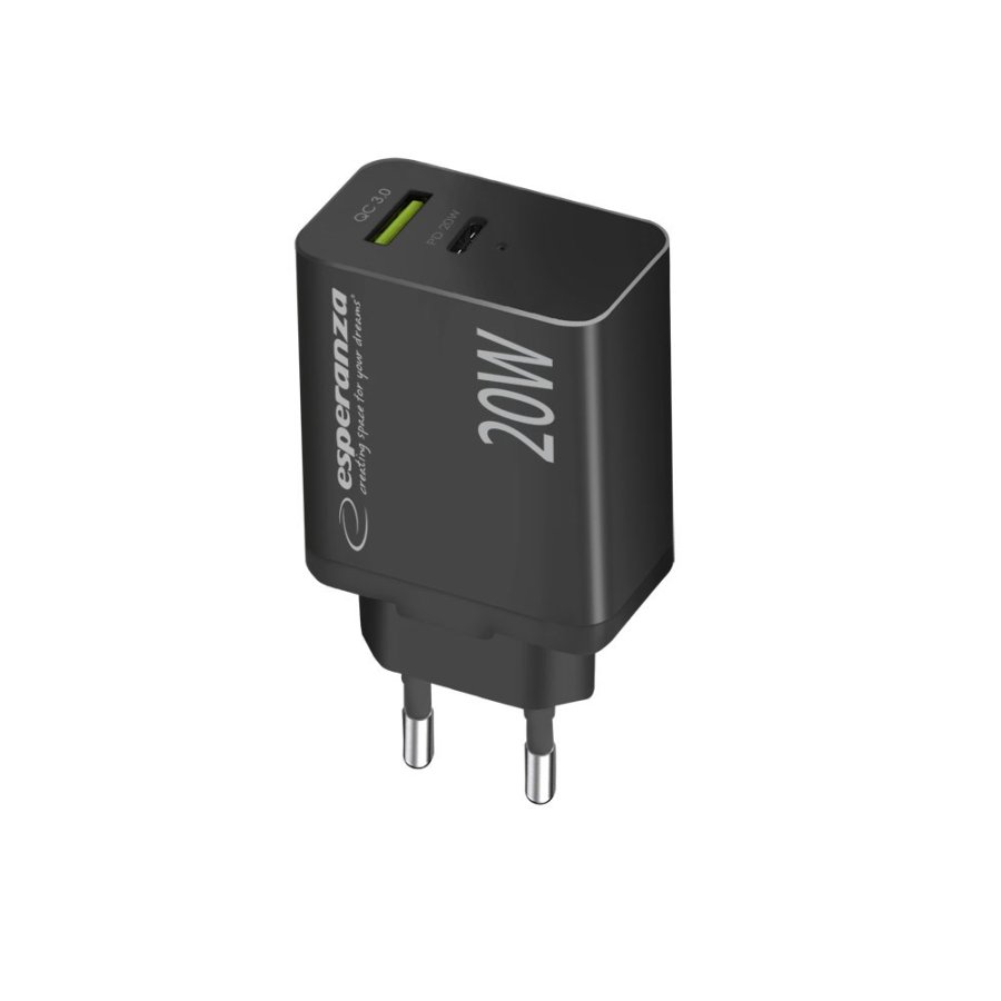 Esperanza EZC105K netoplader 20W sort #4