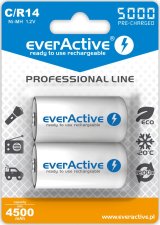 Genopladelige batterier everActive Ni-MH R14 C 5000 mAh Professional Line #1