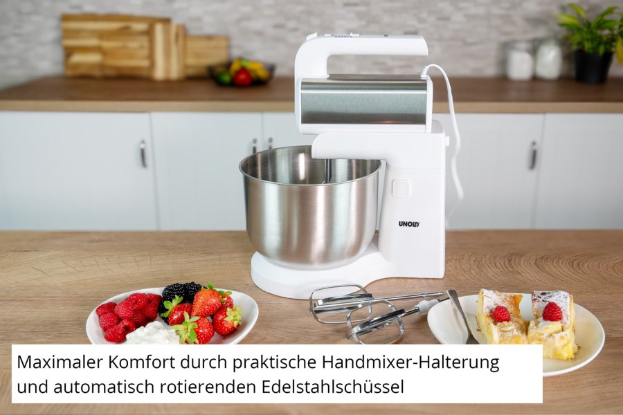 Unold 78720 rremaskine og mikser Hndmixer 500 W Hvid #2