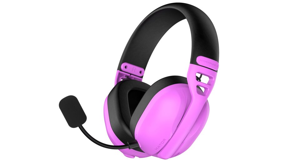 HATOR Hyperpunk 3 Wireless Headset Kabel & tr�dl�s Spil USB Type-C / USB Type-A Bluetooth Violet #2