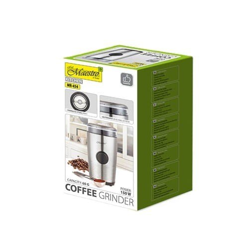 Feel-Maestro MR-454 - kaffekvrn i rustfrit stl Kaffekvrn med 150 W knive #4