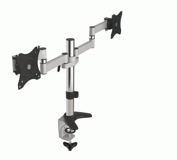 Skrivebordsholder til to LCD-skrme Maclean MC-714 13-27