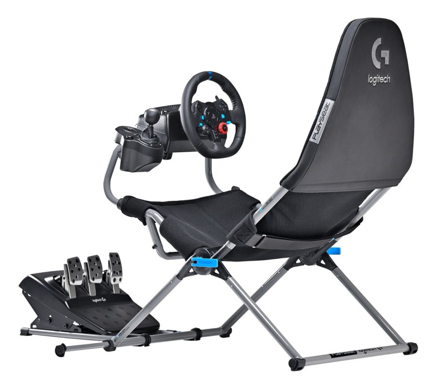 Playseat Challenge X - Logitech G Edition Spillekonsolstol Sort, Gr #12