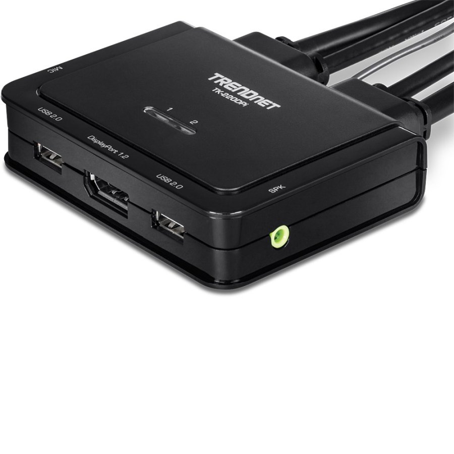Trendnet TK-220DPI KVM Switch Sort #4