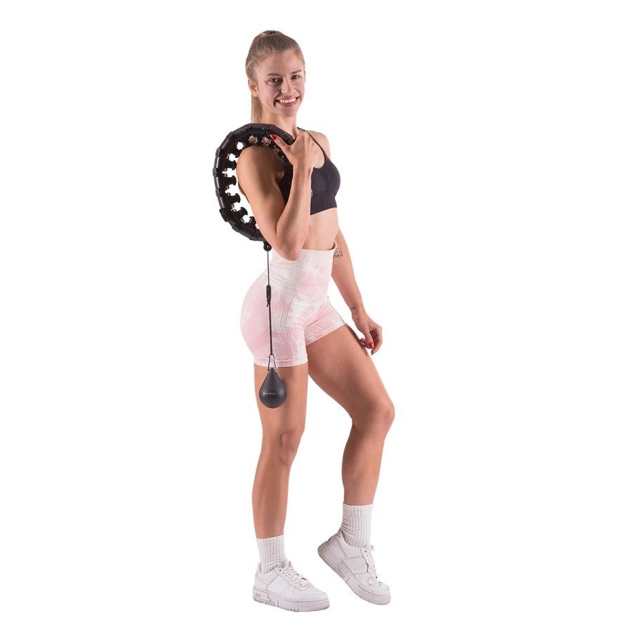 Hula hop plus size med faner og vgte HMS HHW12 sort #9