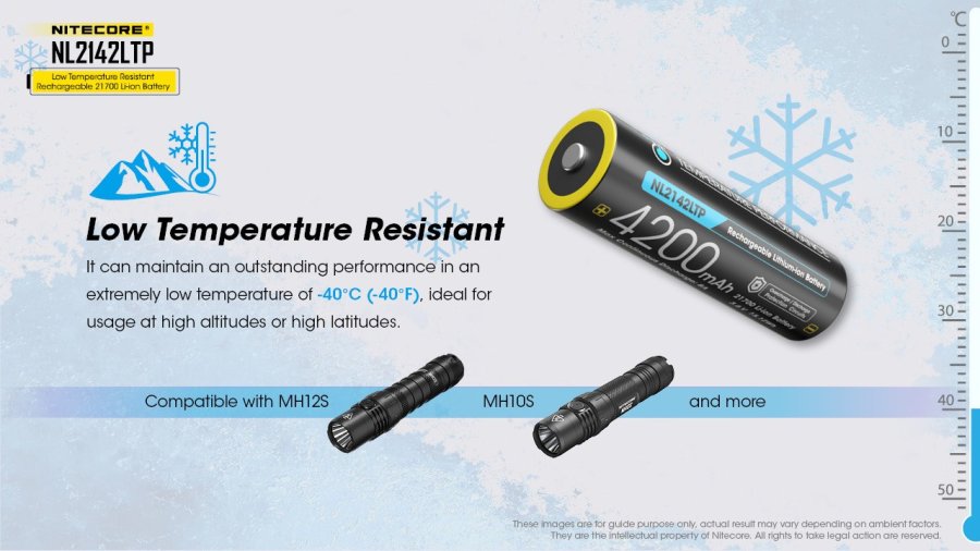 Nitecore NL2142LTP genopladeligt batteri Lithium-Ion (Li-Ion) 4200 mAh 3,6 V #12