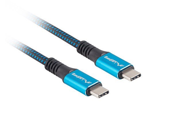 Lanberg CA-CMCM-45CU-0005-BK USB-kabel USB4 Gen 2x2 0,5 m USB C Sort, Bl #3