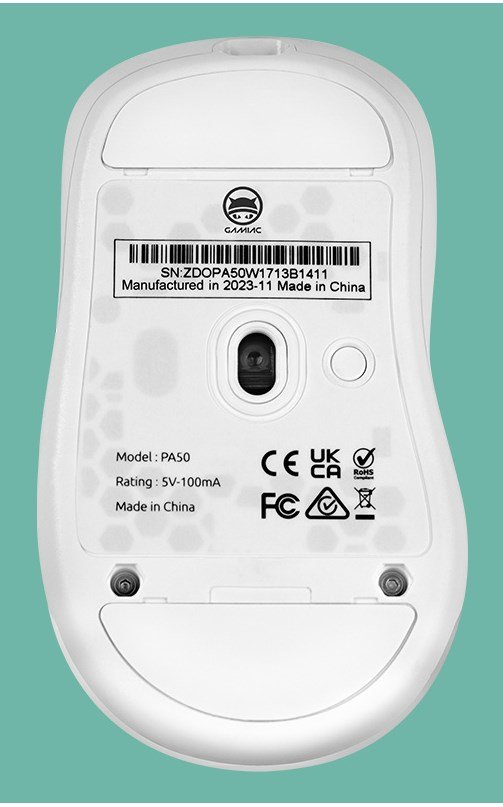 Gaming Mouse GAMIAC PA50 - White #4