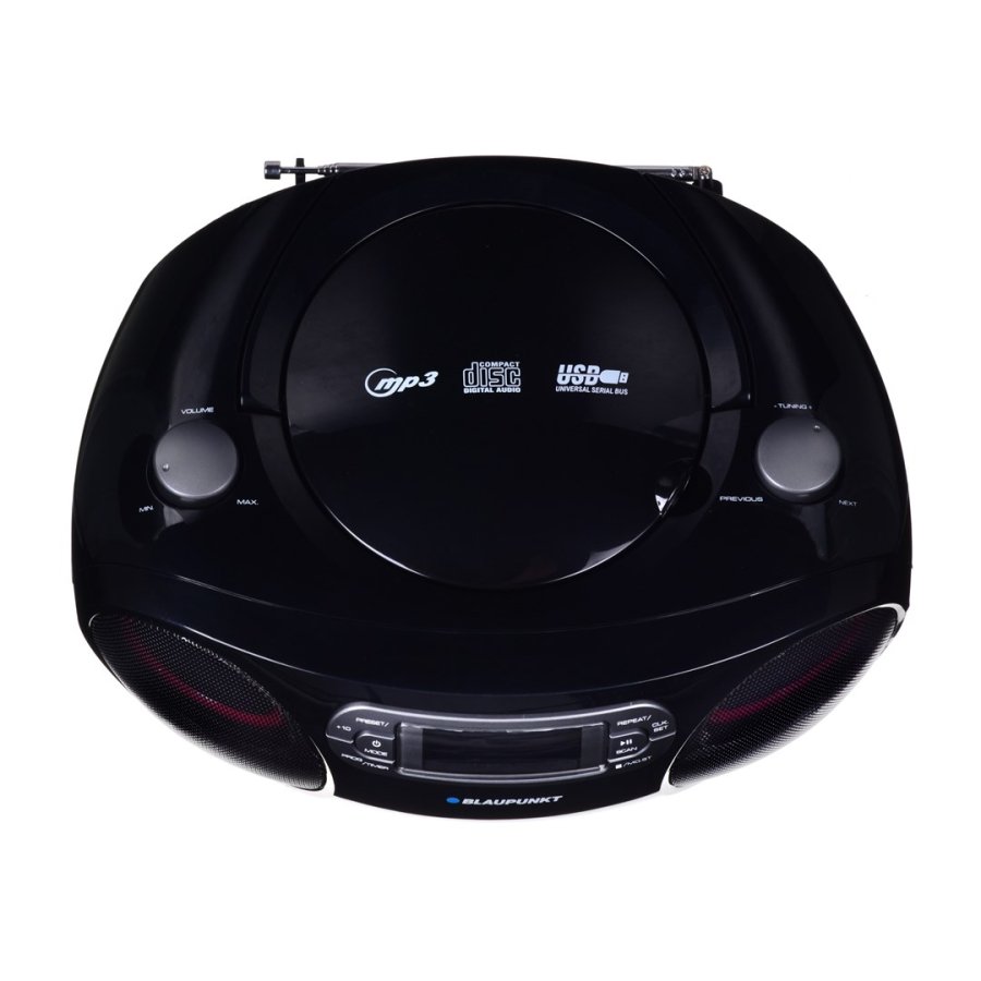 Radio Blaupunkt BB18BK B�rbar cd-afspiller sort #3