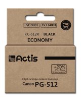 Actis KC-512R Blk (Canon udskiftning PG-512; Standard; 15 ml; sort) #1
