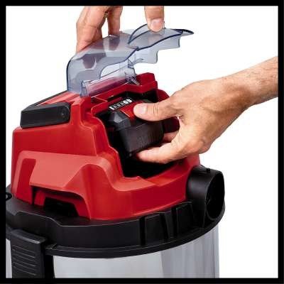 Einhell TC-VC 18/20 Li S-Solo Sort, Gr�, R�d 20 L #12