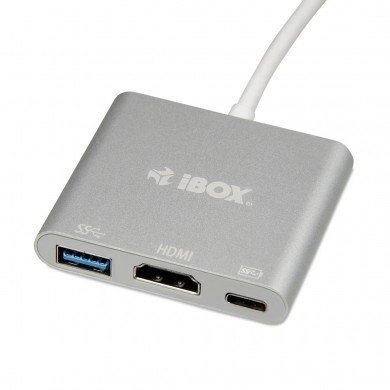 iBox IUH3CFT1 dockingstation USB 3.2 Gen 1 (3.1 Gen 1) Type-C Slv #2
