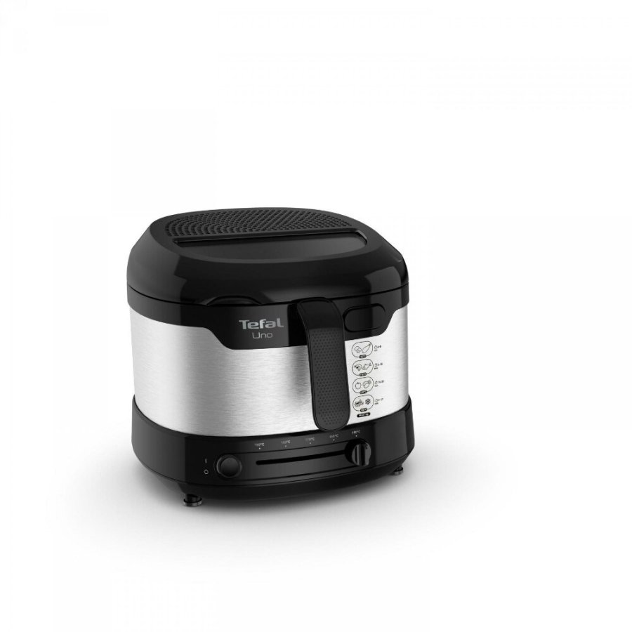 Tefal Uno FF215D Enkelt Enkeltstende 1600 W Frituregryde Sort, Rustfrit stl #7