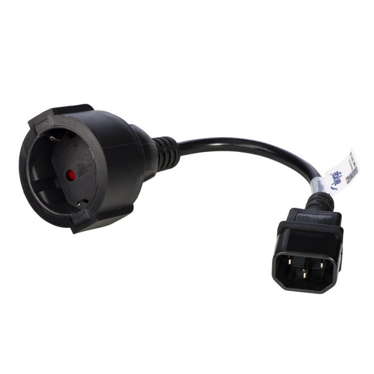 Akyga AK-PC-10A el-ledning Sort 0,15 m CEE7/4 #2