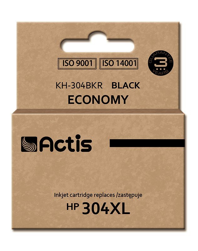 Actis KH-304BKR Blk (erstatning HP 304XL N9K08AE; premium; 20 ml; sort) #1