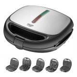 Adler AD 3040 sandwichtoaster 1200 W Sort, Gr #2