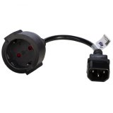 Akyga AK-PC-10A el-ledning Sort 0,15 m CEE7/4 #1