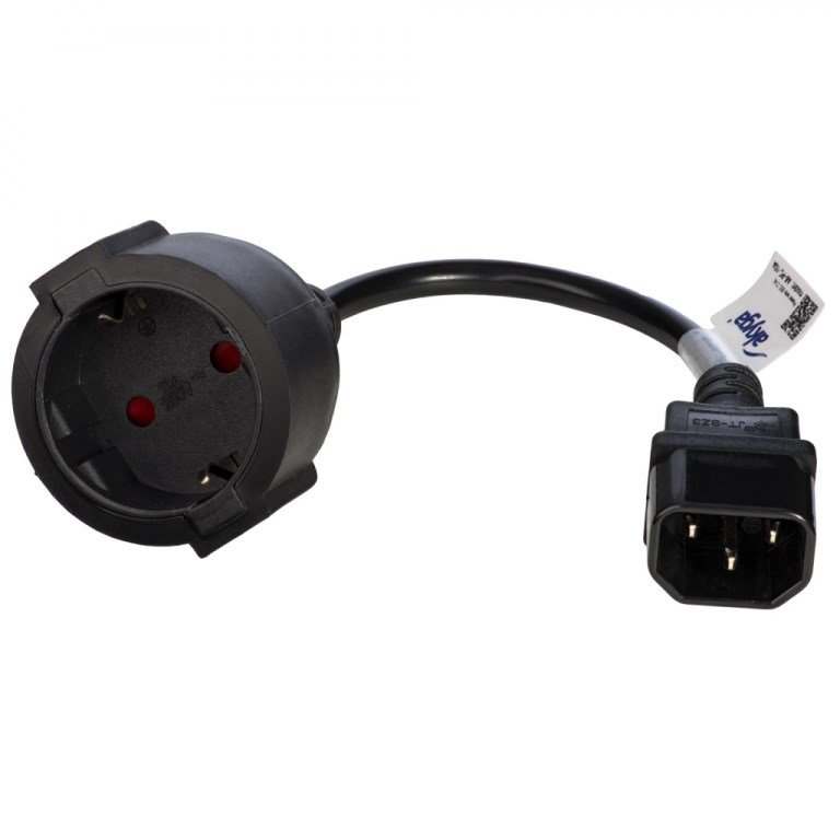 Akyga AK-PC-10A el-ledning Sort 0,15 m CEE7/4 #1