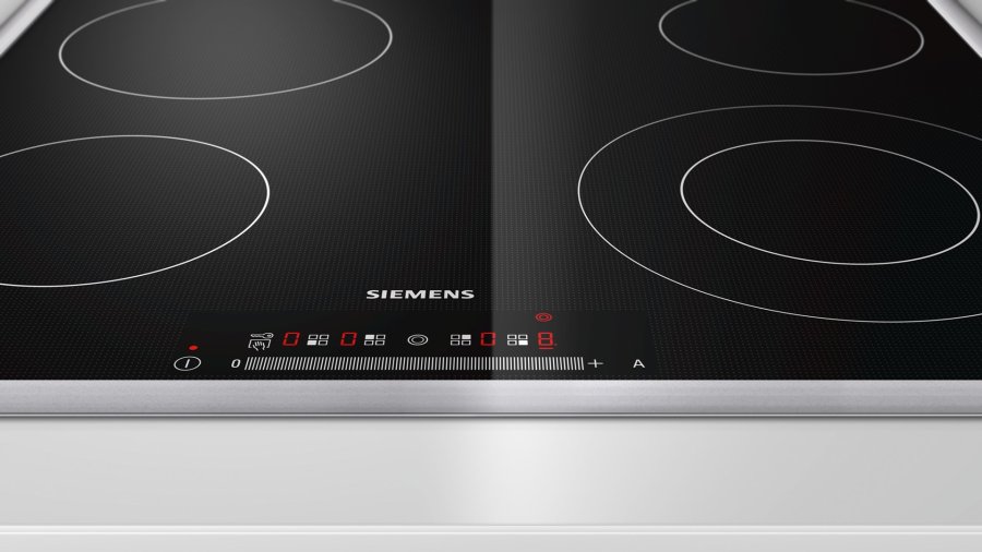 Siemens ET645NF17 kogeplade Sort, Rustfrit stl Indbygget Keramisk 4 zone(s) #3