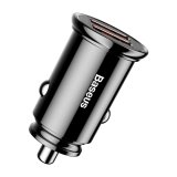 Car charger Baseus Circular 2xUSB QC3.0 5A 30W (black) #4