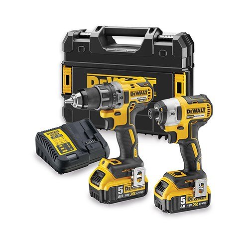 DeWALT DCK268P2T-QW snorefri/slagskruetrkker Sort, gul #1