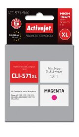 Activejet ACC-571MNX blk (Canon CLI-571M XL udskiftning; Supreme; 12 ml; rd) #1