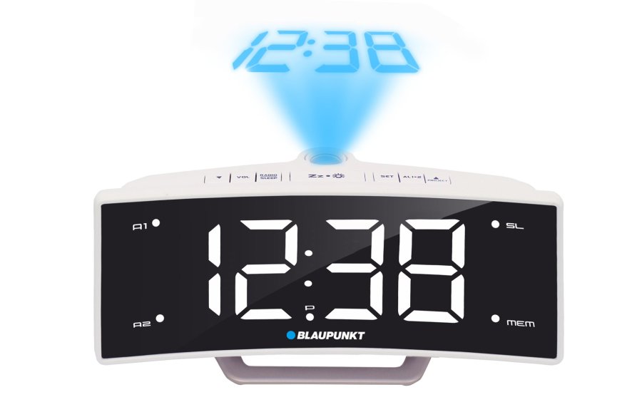 Blaupunkt CRP7WH radio Ur Sort, Hvid #1