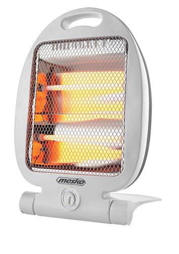 Mesko Home MS 7710 Indend�rs Hvid 800 W Kvarts elektrisk rumvarmer #1