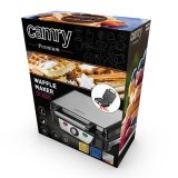 Camry CR 3025 vaffeljern 4 vaffel/vafler Sort 1500 W #5