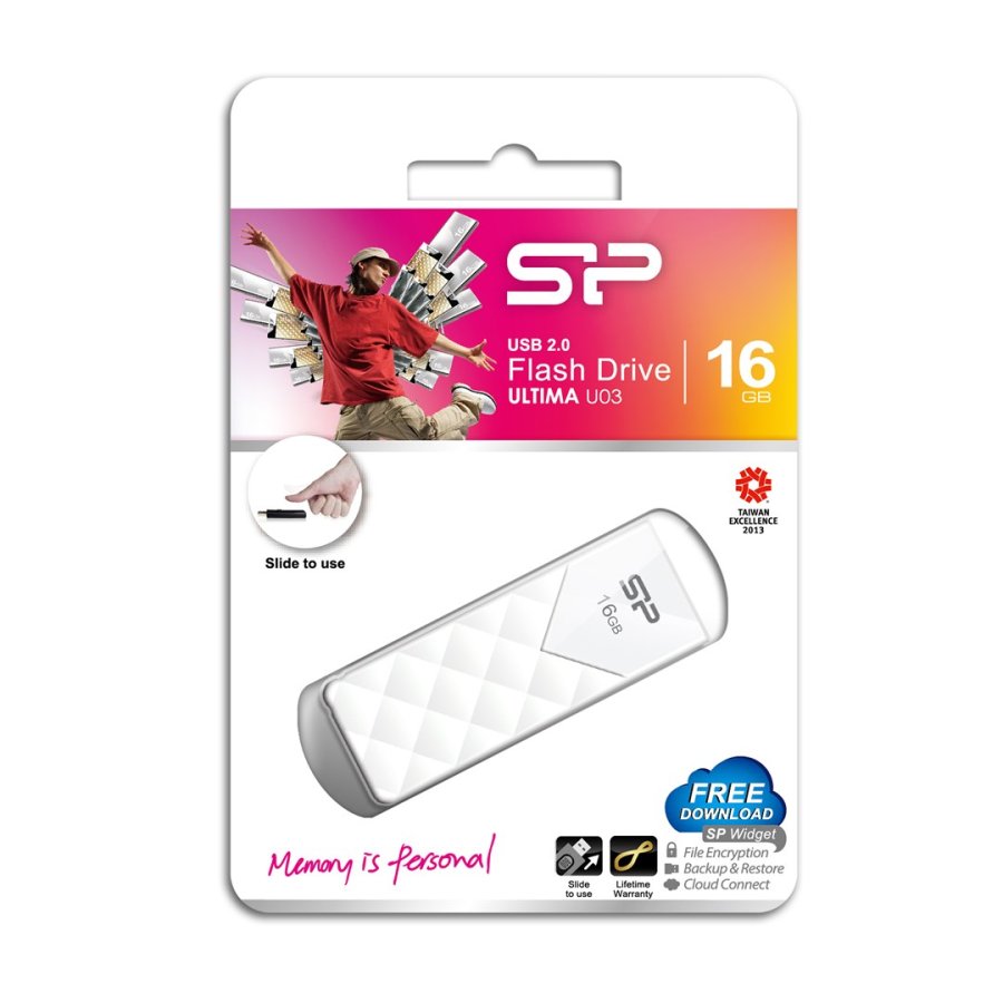 Silicon Power Ultima U03 USB-ngle 16 GB USB Type-A 2.0 Hvid #4