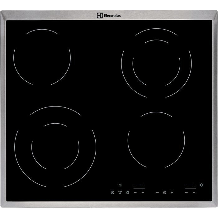 Electrolux EHF6342XOK kogeplade Sort Indbygget Keramisk 4 zone(s) #1